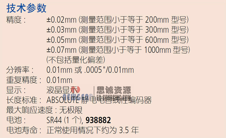 電子數(shù)顯卡尺帶SPC輸出(硬質(zhì)合金內(nèi)、外徑測(cè)量爪)500-175-20